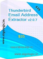 how to extract thunderbird inbox email address